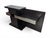 An elegant contemporary-style console bar, dating back to the 1980s or 1990s, featuring geometric lines and a striking...