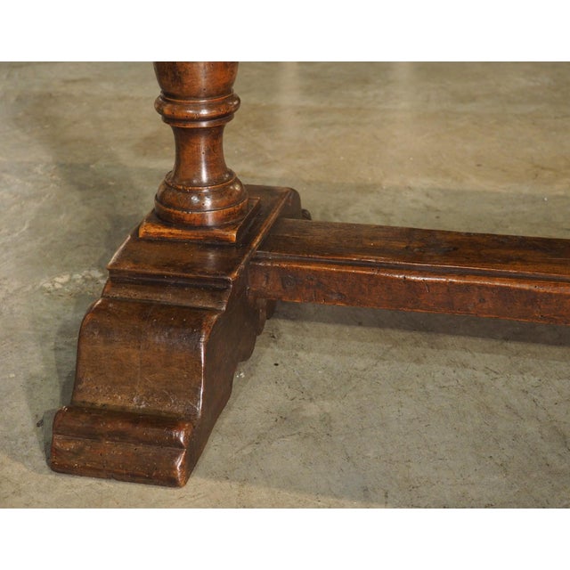 Antique Italian Walnut Console Table, Circa 1850 For Sale - Image 10 of 18