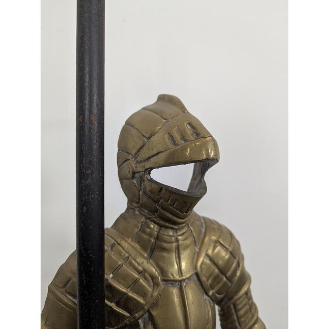 Armor Suit Fireplace Set, Set of 2 For Sale - Image 4 of 10