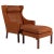 Set of Wingback Chair and Ottoman by Børge Mogensen for Fredericia For Sale - Image 11 of 11