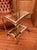 Metal Hollywood Regency Bar Trolley in Brass, 1950s For Sale - Image 7 of 7