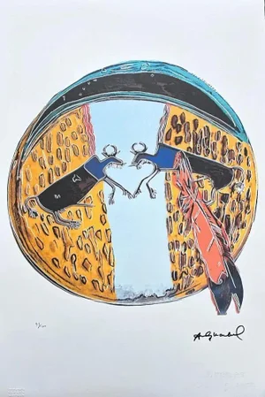 After Andy Warhol, Plains Indian Shield, 1980s, Lithograph