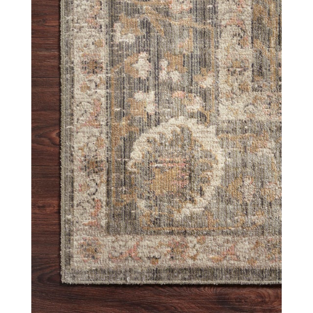 2020s Chris Loves Julia x Loloi Rosemarie Sage / Blush 2'-7" x 4' Accent Rug For Sale - Image 5 of 7