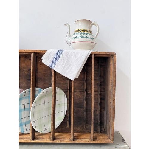 Wood Early 20th Century Estate-Made Oak Draining Rack For Sale - Image 7 of 9