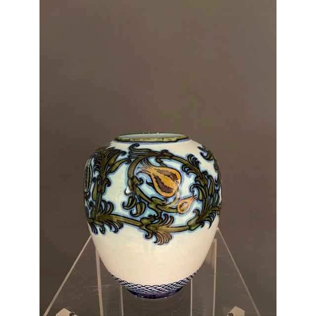 Glazed Ceramic Vase by Pietro Melandri & Paolo Zoli for La Faiance, 1900s For Sale - Image 9 of 10