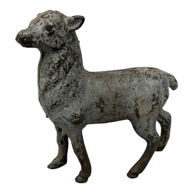 Vintage Cast Iron Deer Bank For Sale