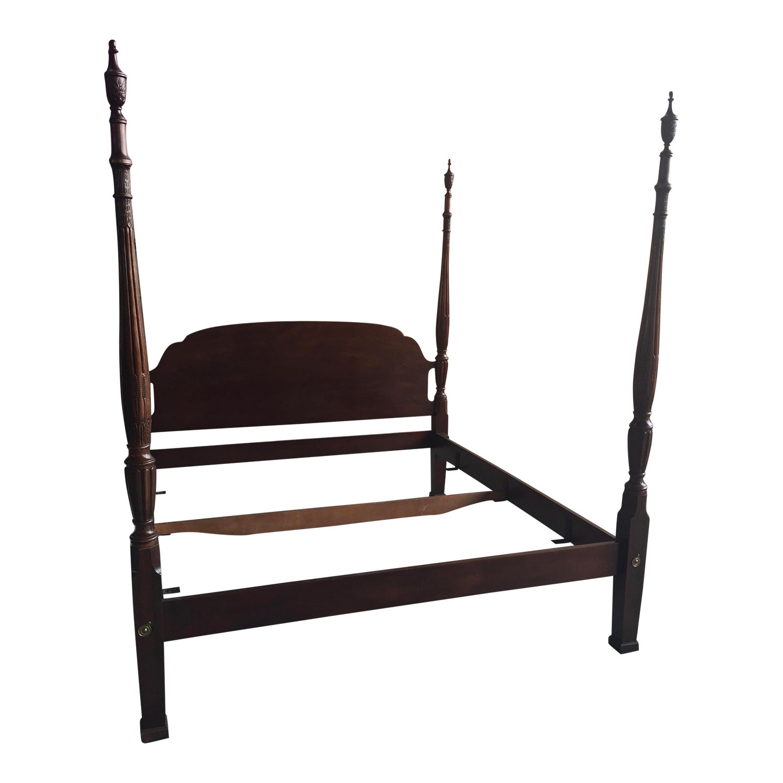 Drexel Heritage Four Poster Bed King Size Heirlooms Chairish