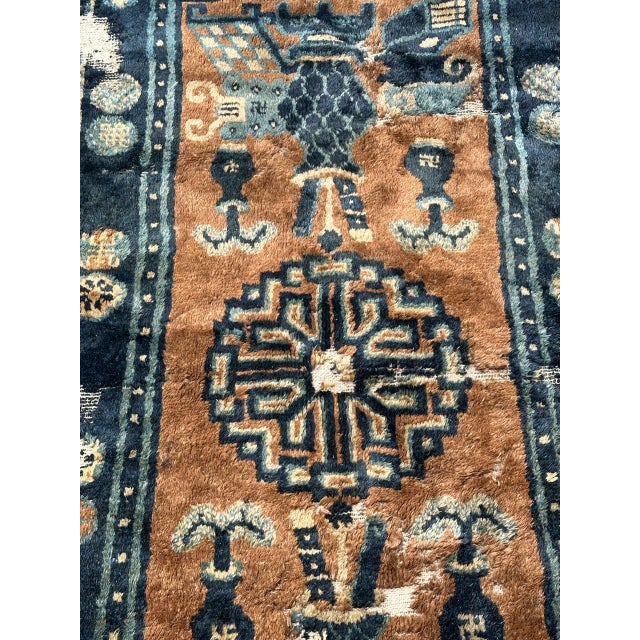 Antique Chinese Rug, 1890s For Sale - Image 12 of 18