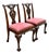 Henredon Chippendale Mahogany Dining Chairs Vintage Ball & Claw Set of 2 For Sale