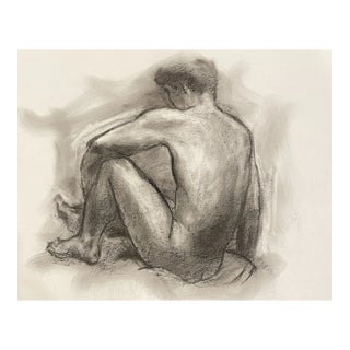 Neil Meitzler Male Nude Drawing For Sale