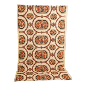 Franciscan Fabrics San Francisco Hand Block Print Textile Fabric 1970s