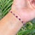 Mid-Century Modern VRJewels 2.9ct Red Ruby & Diamond Tennis Bracelet in 14k White Gold For Sale - Image 3 of 16
