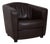 Brown Leather Armchair from Erpo For Sale
