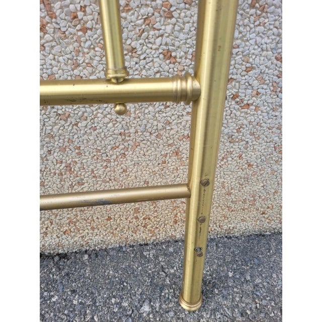 Vintage Gilt Brass Headboard, 1970s For Sale - Image 4 of 12