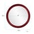 2020s George Mirror - Glossy Burgundy For Sale - Image 5 of 6