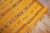 Zabihi Collection Bright Yellow Vintage Moroccan Flat-Weave Kilim - 5'4" x 13'3" For Sale - Image 4 of 6