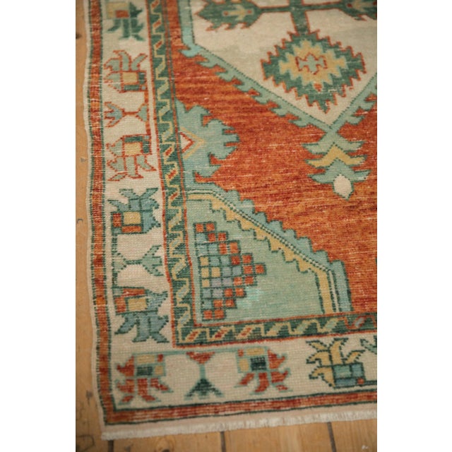 1960s Vintage Distressed Oushak Rug Runner - 2'6" x 5'3" For Sale - Image 5 of 10