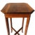 Antique, vintage pedestal-slash plant table made of solid wood from circa 1890. The table features the typical wooden...