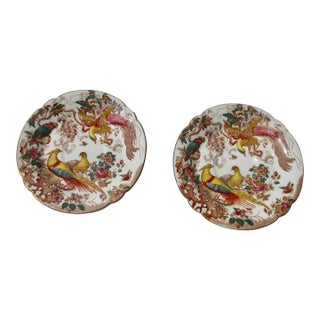 Olde Avesbury Pattern Royal Crown Darby Pair of Dishes - A Pair of 2 For Sale