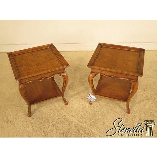 Age: Approx. 5 Years Old Details: Bunching Table Burl Walnut Tops Un-Marked As To Manufacture Nice Hoof Feet Retail $1785...