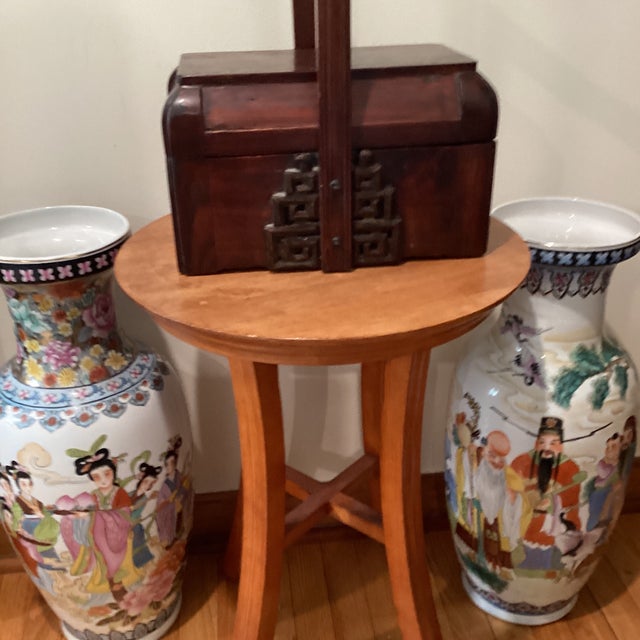 Early 20th Century Antique Chinese Handmade Wood Lunch/Storage Box For Sale - Image 11 of 12