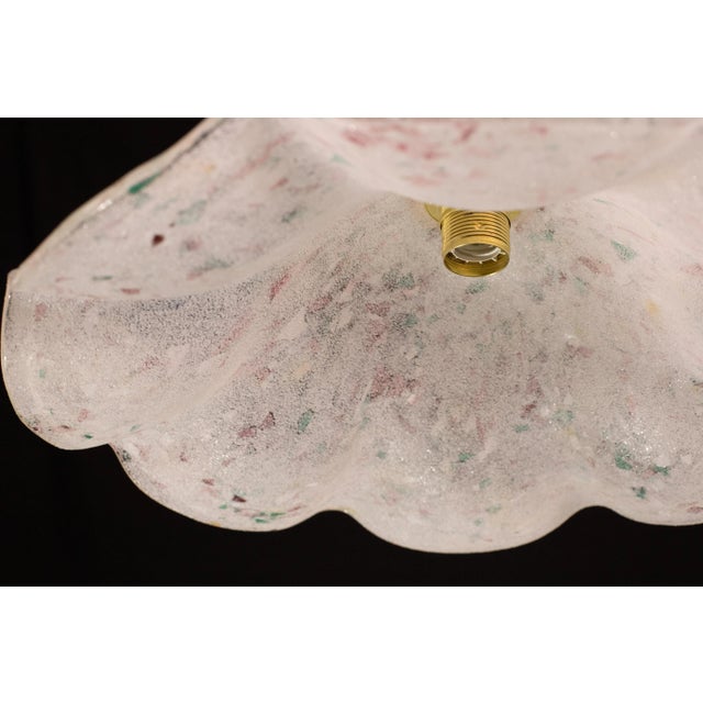 Vintage Multicolor Millefiori Murano Glass Pendant For Sale - Image 9 of 12