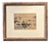 Henry Maurice Cahours, Return from Fishing, Watercolor, 1930s, Framed For Sale