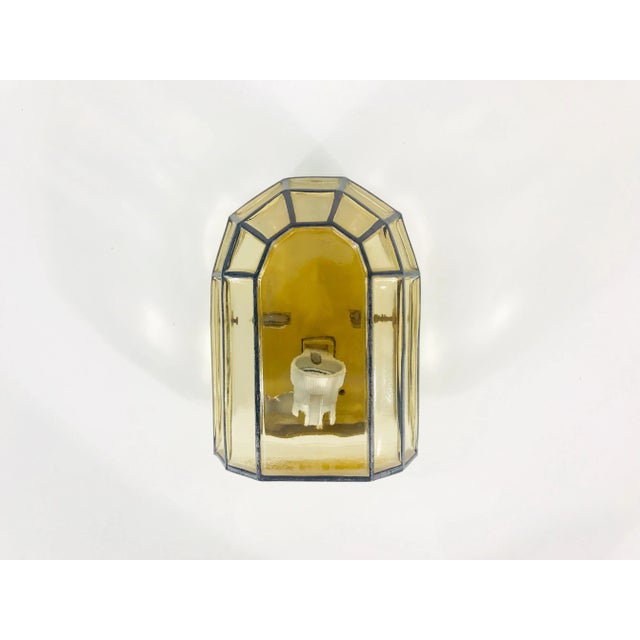 Metal 1960s Mid-Century Modern Wall Lamp by Glashütte Limburg For Sale - Image 7 of 10