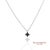 18k(750) White Gold Natural Diamond Cross Pendant Necklace With Chain For Sale - Image 4 of 12