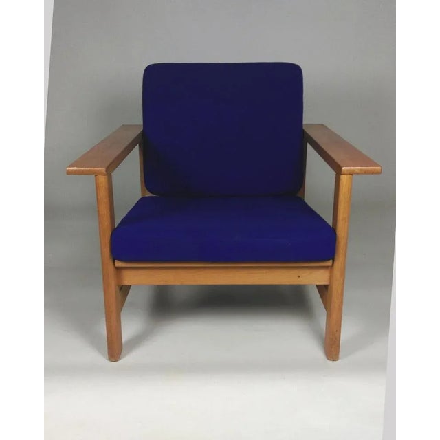 Danish Fully Restored Oak Easy Chair by Soren Holst for Fredericia Furniture, 1980s For Sale - Image 9 of 11