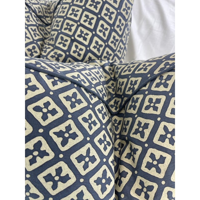 Transitional Groves Brothers "Diam" in Midnight 22" Pillows-A Pair For Sale - Image 3 of 5