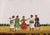 Indian Company School, Nautch Dancing Girl & Musicians, 1800s, Gouache on Paper For Sale - Image 9 of 9