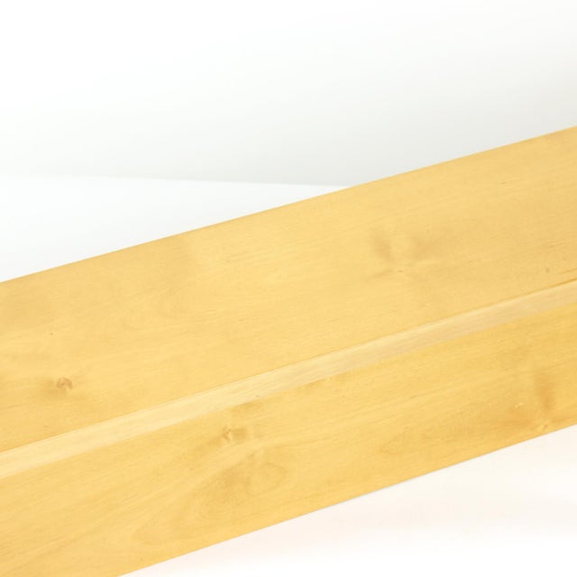 Wood Floating Shelf in Birch from Up Závody, Former Czechoslovakia, 1986 For Sale - Image 7 of 12