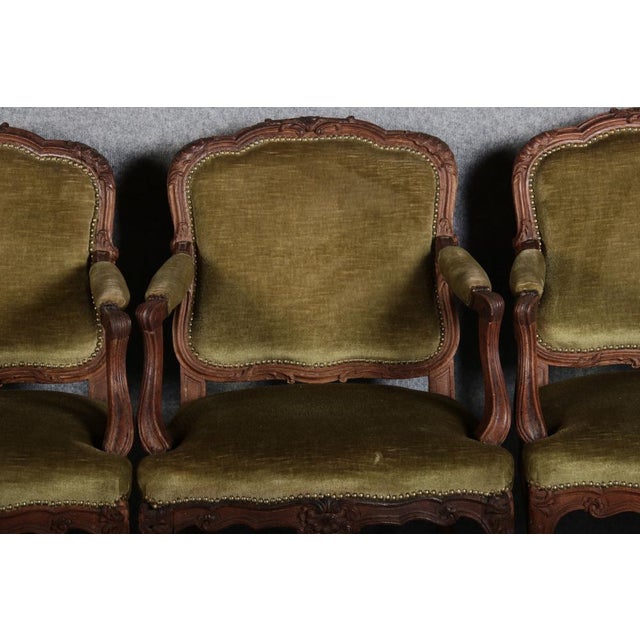 Antique French Armchair, 1860, Set of 4 For Sale - Image 15 of 18