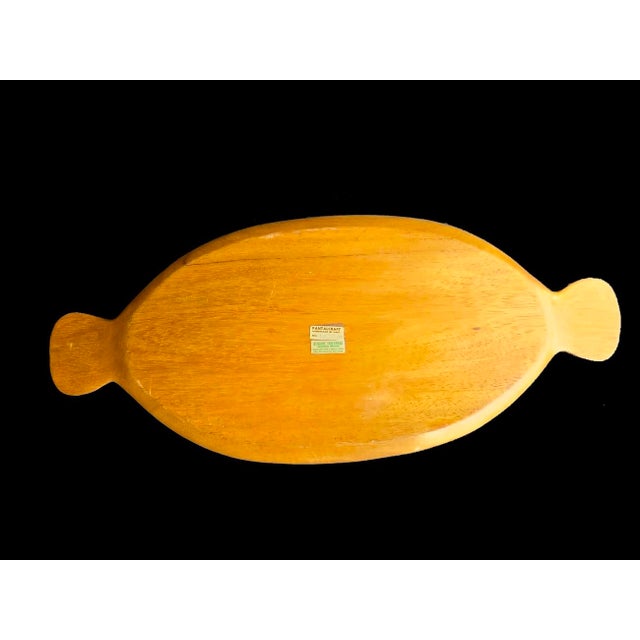 1960s Taverneau Wood Partitioned Tray/Platter Designed by Arthur Umanoff for Pantalcraft For Sale - Image 14 of 15
