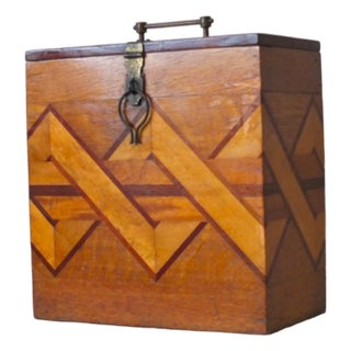 Vintage Arts and Crafts Period Inlaid Box For Sale