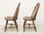 d.r. Dimes Cherry Finish Windsor Dining Side Chairs - Pair D For Sale In Charlotte - Image 6 of 12