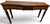 Hepplewhite Henkel-Harris Virginia Galleries Federal Inlaid Flame Mahogany Hepplewhite Console Sofa Table For Sale - Image 3 of 18