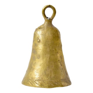 Early 20th Century Benue Brass Bell Nigeria For Sale