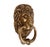 1920s Dutch Bronze Lions Head Door Knocker, 1920s For Sale - Image 5 of 9