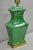 Paul Hanson Vintage Paul Hanson Chinoiserie Green Porcelain Jardiniere Oriental Table Lamp For Sale - Image 4 of 12
