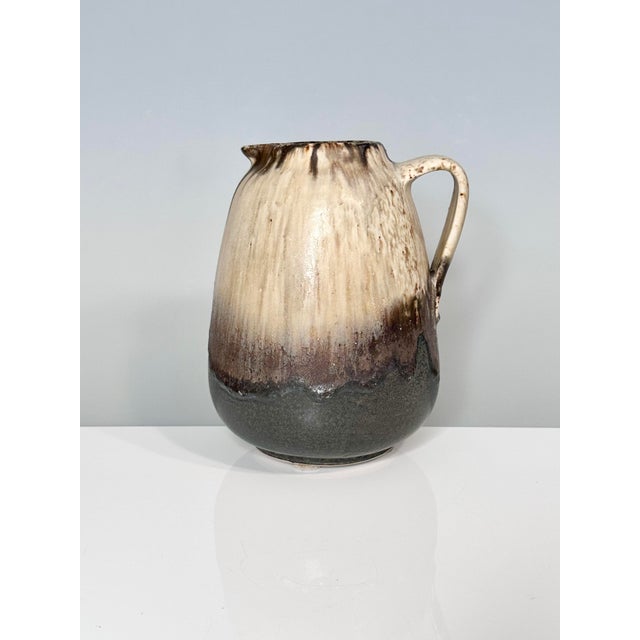Handmade Lava Flow Glazed Studio Ceramic Jug, Germany, 1970s For Sale - Image 15 of 15