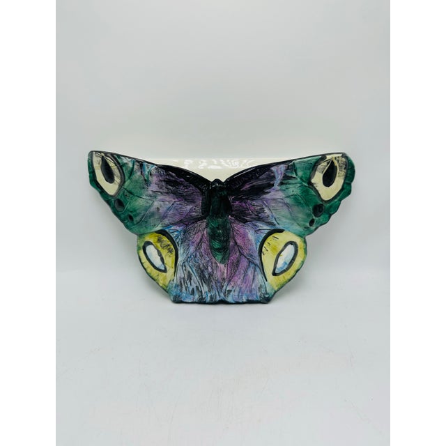 1970s Italian Butterfly Wall Pocket For Sale - Image 5 of 7