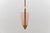 Mid-Century Modern Pendant Lamp in Glass and Brass, 1950s For Sale - Image 9 of 15