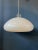 Space Age White Mushroom Pendant Lamp, 1970s For Sale - Image 10 of 11
