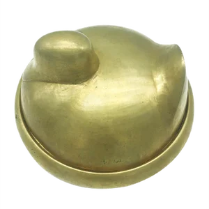 Vintage Brass Duck-Shaped Box, 1970s