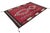 Modern Southwestern Navajo-Style Handmade Wool Area Rug in Crimson and Obsidian For Sale - Image 10 of 10