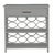 Coastal Infinity End Table - Light Gray For Sale - Image 3 of 7