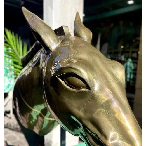Horse Head by Alain Chervet, 1980s For Sale - Image 4 of 7