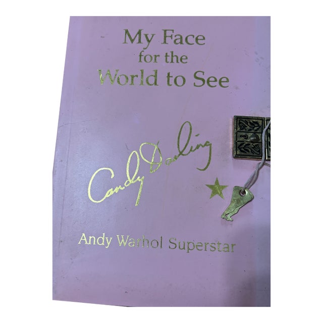 1969 My Face for the World to See by Candy Darling an Andy Warhol Superstar For Sale